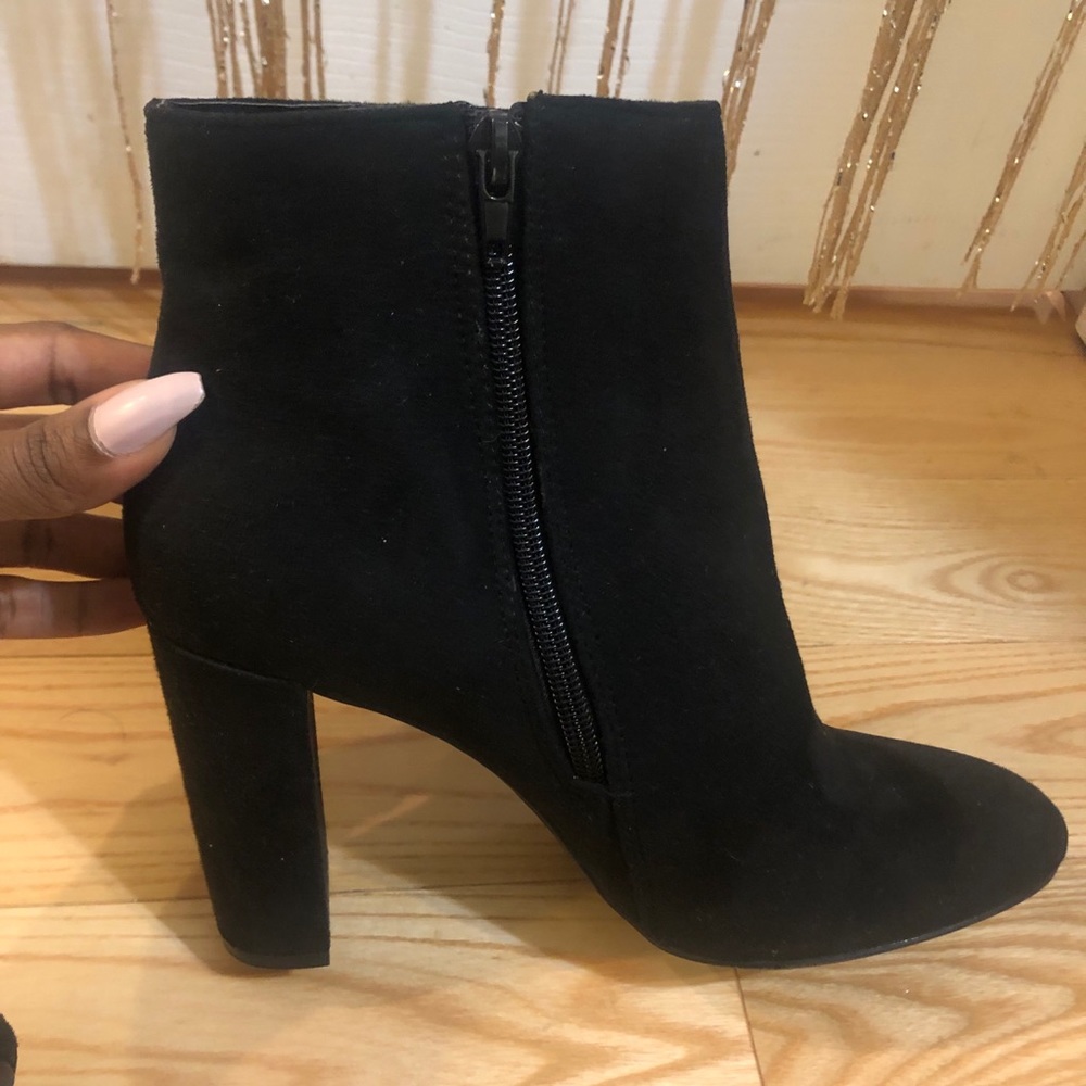 Black ankle boots